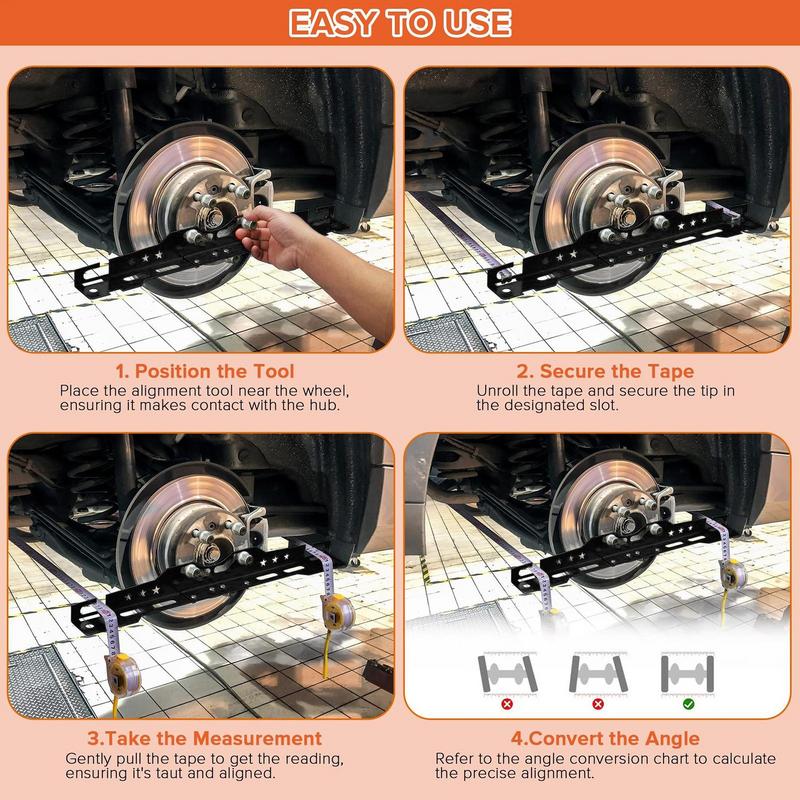 Spurplatten Spurvermessungswerkzeug Platten Zubehör Robuste Platten Genaue Messungen Spureinstellwerkzeug Tafel