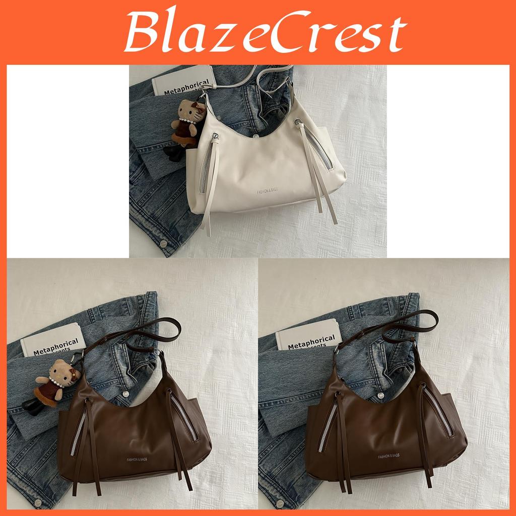 Pu Large Capacity Square Tote Bag For Daily Commuting Women Fashionable Crossbody Purse