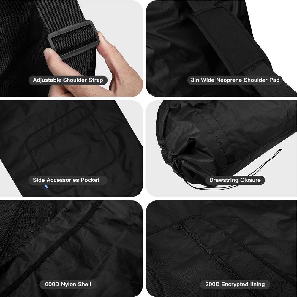 Surfboard Sock Portable Oxford Lightweight Surfing Board Bag Anti-Scratch Stand-Up Paddleboarding Equipment For Outdoor Airplane