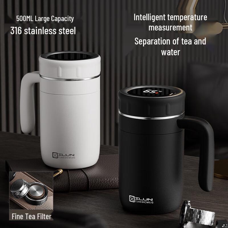 Xiaoyueya 316 Stainless Steel Smart Thermos with Handle
