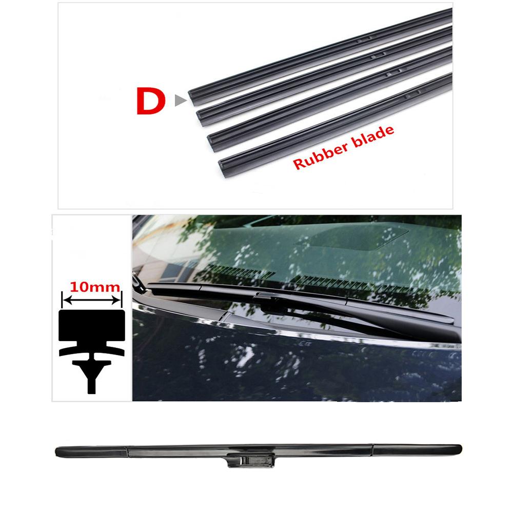 Car Wiper Blade Refill Rubber Band 14 16 17 18 19 20 21 22 23 24 26 28 32 Inch For Lada Opel Jeep Honda Mazda Nissan Accessories