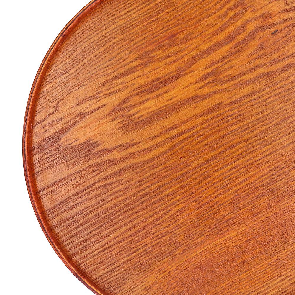 Solid Snack Tray Round Food Tray Versatile Dessert Tray  Dining Table