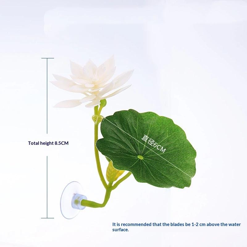 1 Pc Green Leaf Hammock For Betta Fish Stress-Reducing Aquarium-Safe Decor With Suction Cup For Fish Tank Fake Plants Decoration