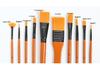 15-Piece Oil Painting Nylon Brush Set with Canvas Bag for Gouache & Watercolor