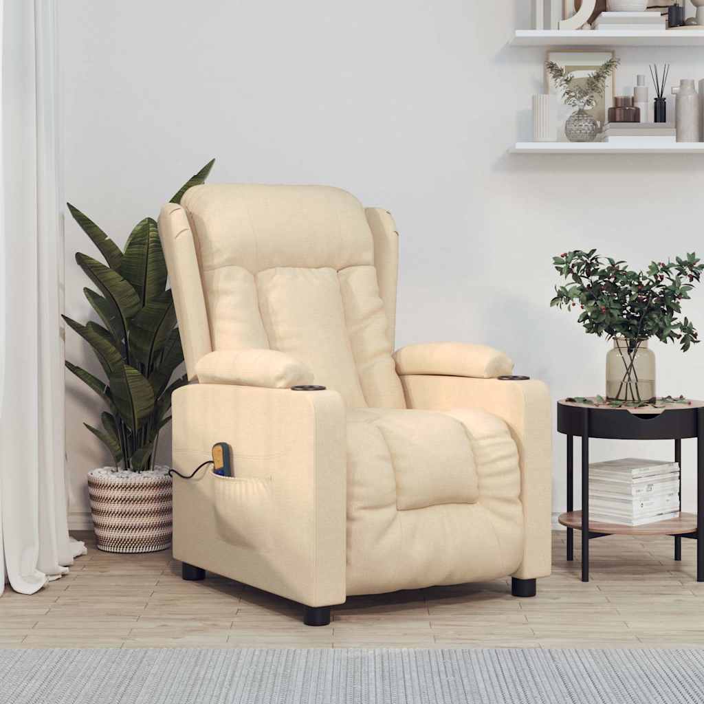 Massage Chair Cream Fabric