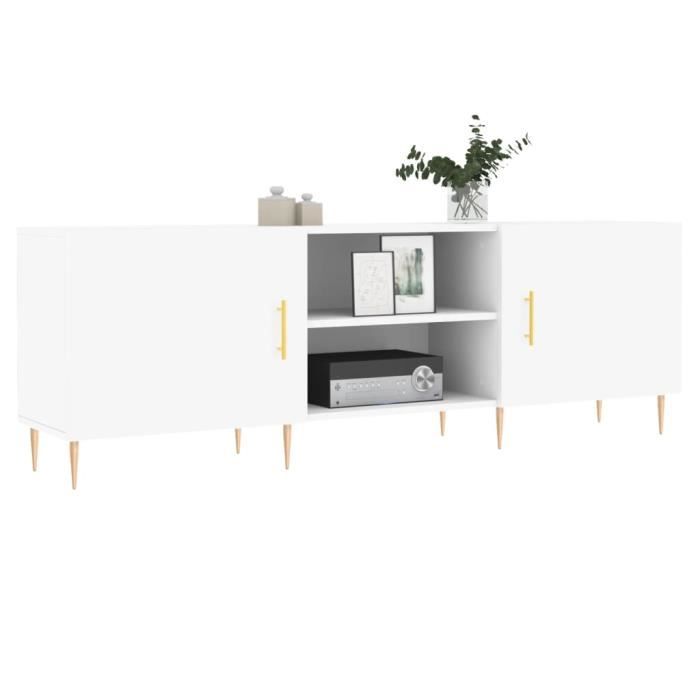VidaXL TV Cabinet White 150x30x50 Cm Engineered Wood 829084