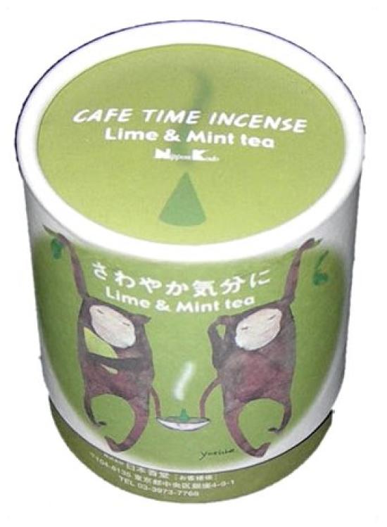 

Nippon Kodo Cafe Time Благовония Освежающее Настроение 10 Конусов белый