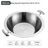 ZHOUYUEHENGSHENG 40cm Divided Stainless Steel Hot Pot