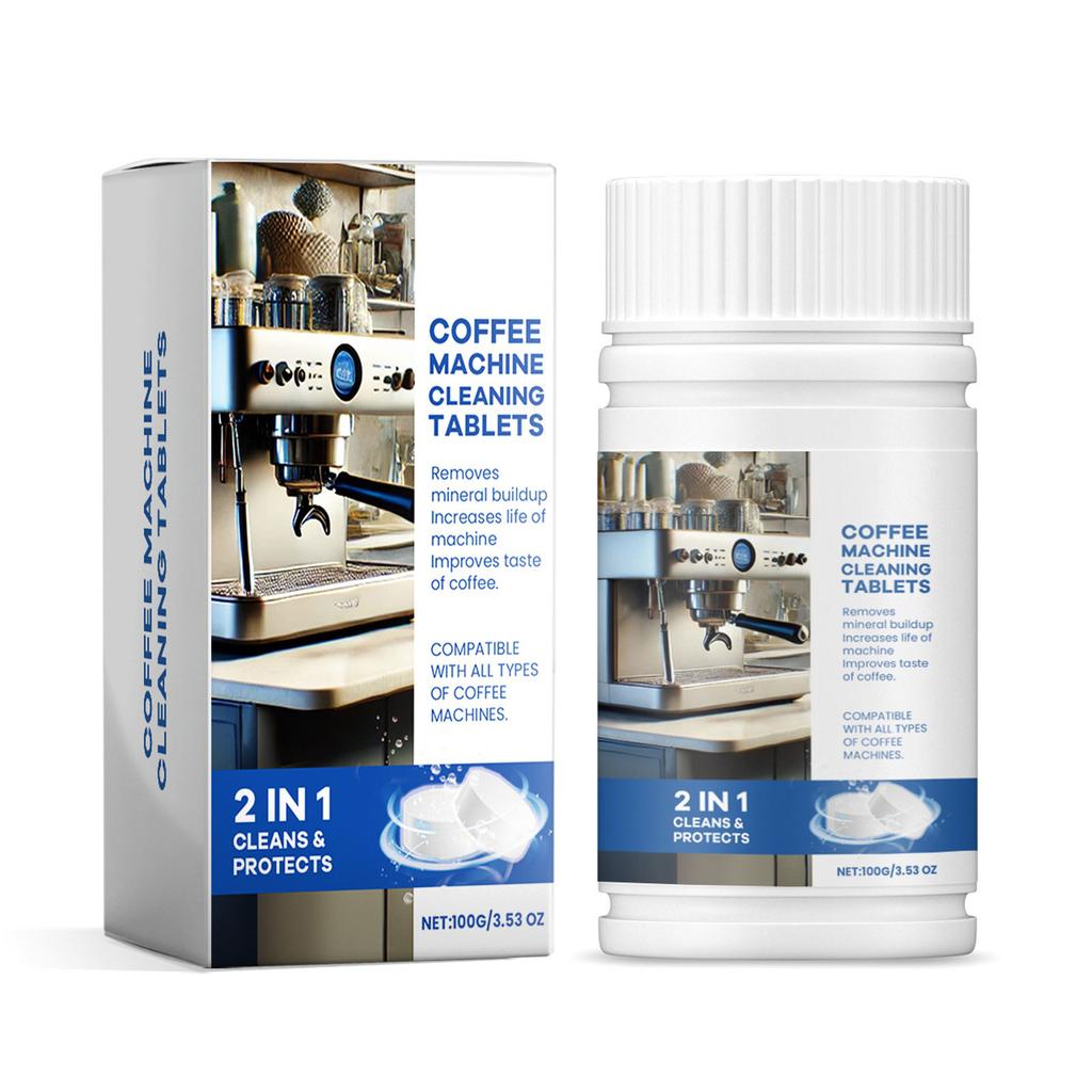 Coffee Machine Cleaning Tablets High Efficiency Espresso Maker Cleaner Safe Effervescent Tablet for Home and Office