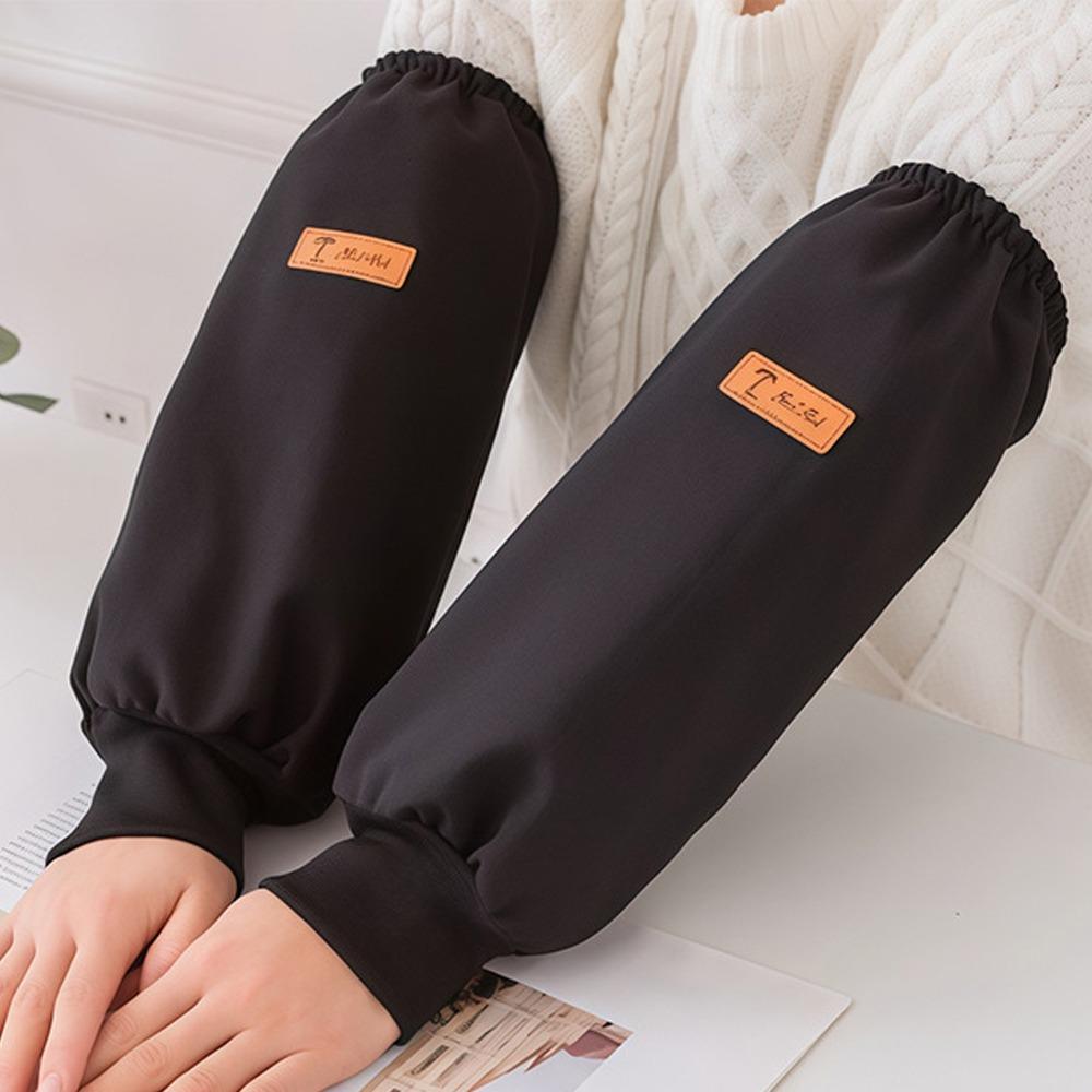 

Thickened Waterproof Oversleeves Oil-Resistant Cleaning Sleeves Extended Sleeves Housework чёрный