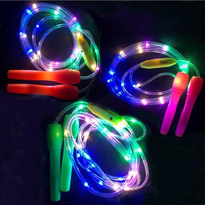 Glowinthedark Jump Rope For Fitness And Weight Loss With Fluorescent Light For Adults And Children
