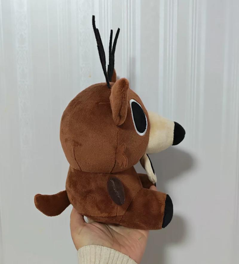 Peluche Cervo 99 Notti Nella Foresta 25-33cm Animale di Peluche Morbido Merchandising Anime Regalo di Halloween Natale