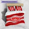 Set Biancheria da Letto Stampato Aberdeen FC 3 Pezzi Copripiumino Traspirante con Federe Biancheria da Letto Decorativa per Camera da Letto Casa