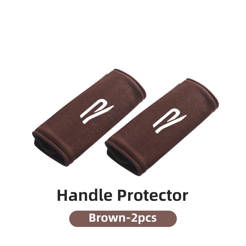 Suede Car Roof Door Pull Handle Protective Cover Soft and Comfortable For VW Scirocco Jetta Beetle Golf Passat Polo Tiguan ge2