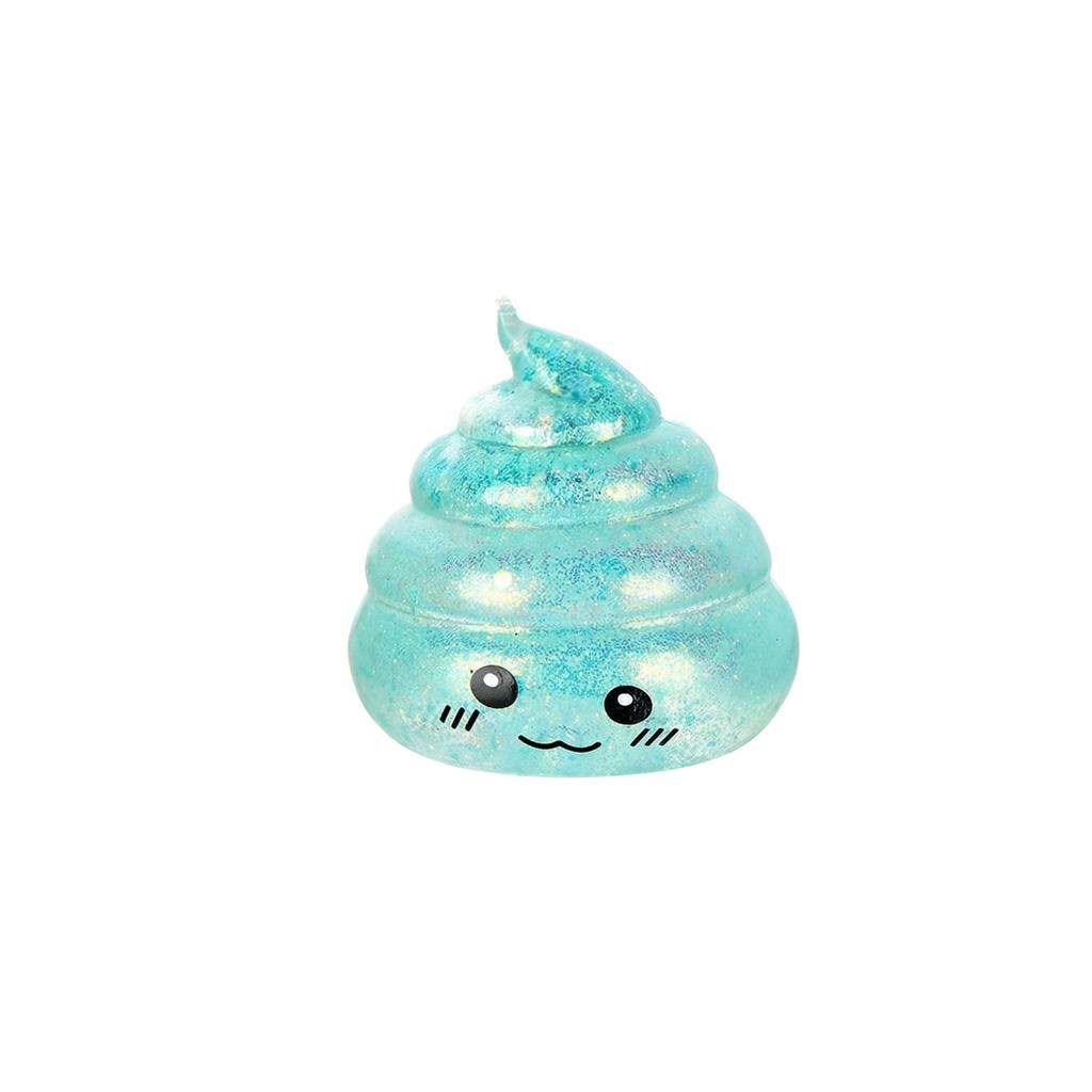 Novelty Squishy Poo Stress Ball Squishies Toys Glitter Funny Stretch Squeeze Fidget Toys For Kids Adults Fool'S Day Prank Gift