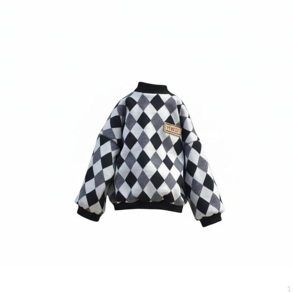 Ball Jointed Doll Clothes Versatile Sizing Fit BallJointed Top GenderNeutral Design Black White