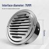 Stainless Steel Flat Mouth Wind Cap: Exterior Wall Exhaust Hood