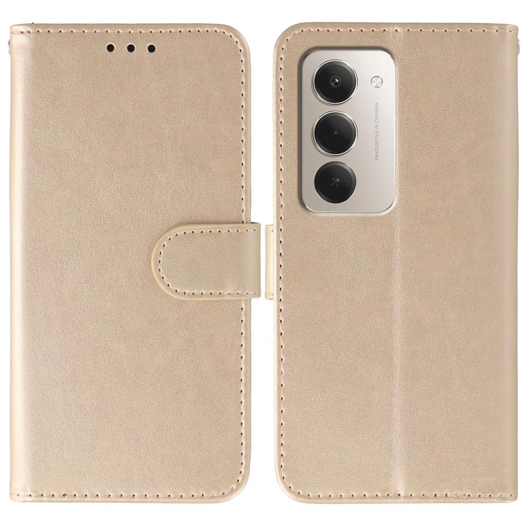 Pro Xiaomi Redmi 15 5G Pouzdro PU Kůže Vyklápěcí Peněženka Kryt na Telefon s Poutkem