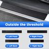 For Changan UNI-K 2024 2025 Auto Tailgate Guard Door Sill Pedal Carbon Fibre Texture Accessories Leather PU Car Sticker Trim