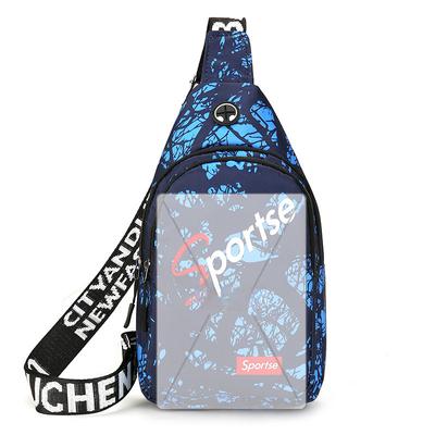New Men's Single Shoulder Crossbody Bag  Casual Crossbody Bag  Oxford Fabric Crossbody Bag  Sports Cycling Chest Crossbody Bag