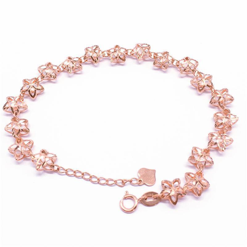Purple Gold Simple Star Lianxing Bracelet Plated Rose Gold Jewelry Women'S High-End Temperament