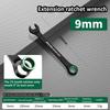 Portable 6-19MM Combination Wrench Open-end Dual-purpose Ratchet Spanner Manual Spanners Car Repair Tool