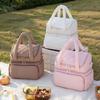Verbesserte Neue Große Kapazität Lunchtasche Wasserdicht Doppelstöckig Brotdose Auslaufsicher Isoliert Puffer Tasche Outdoor