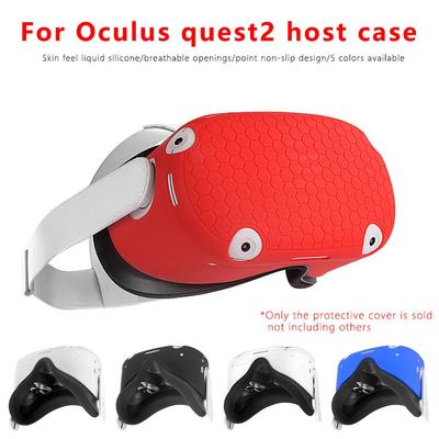 VR Face Cover Compatible with Meta/Oculus Quest 2, Sweatproof Silicone Face Pad Mask & Face Cushion for Oculus Quest 2 VR Headset