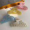 Banana Barrettes Claw Clip Rhinestones Hair Claws Women Hair Styling Accessories