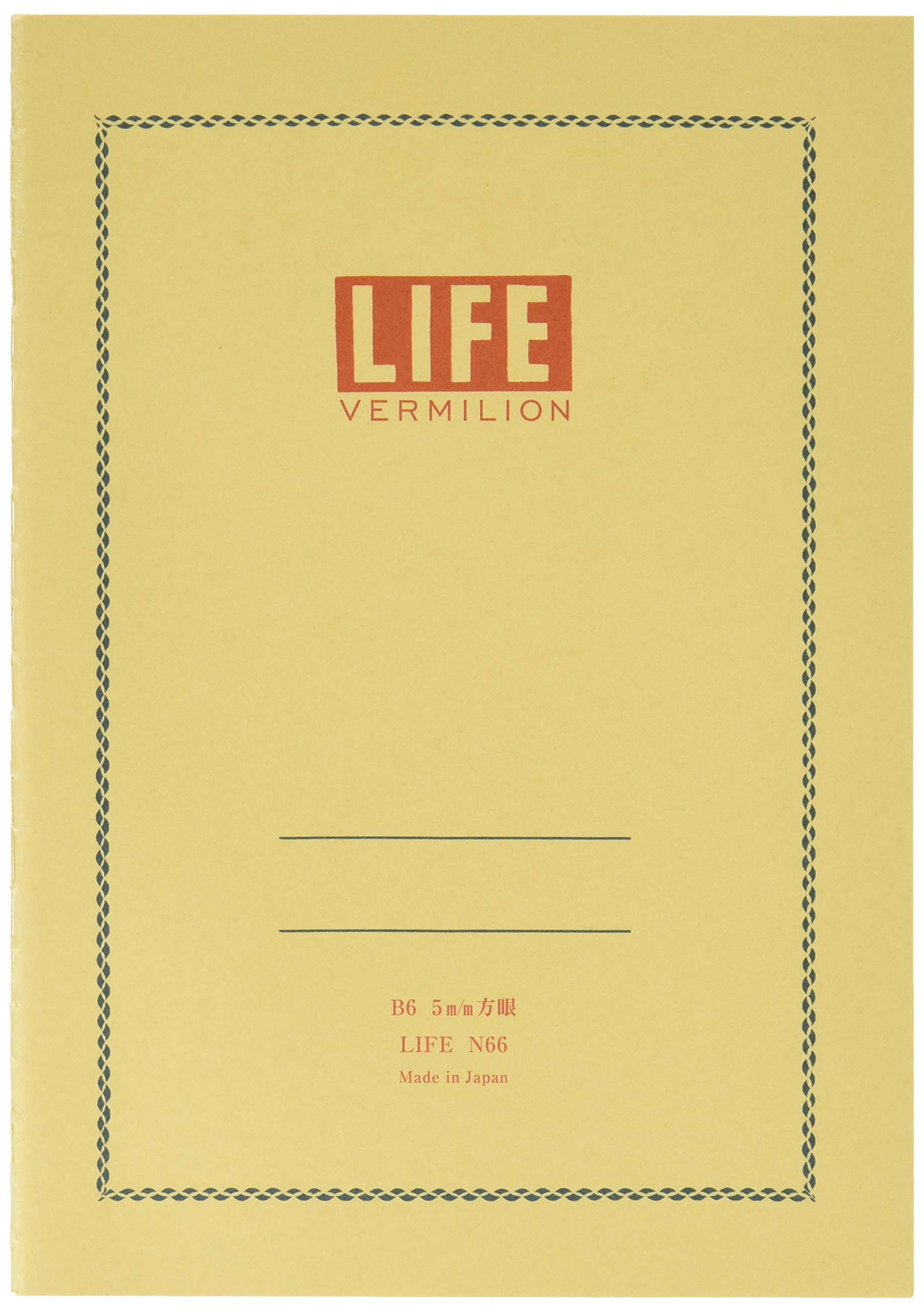 Life Notebook Vermilion B6 Grid N66 of (Set 2)