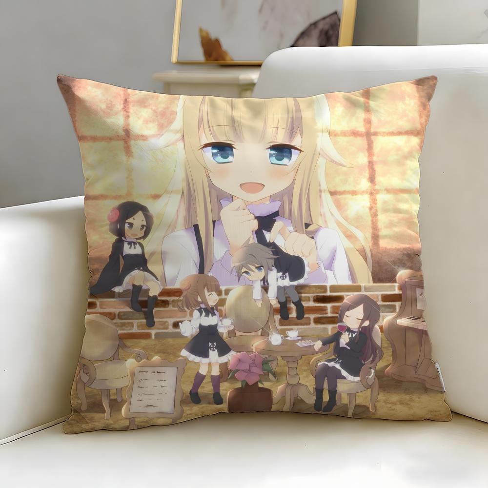 spy anime Princess Principal Cushion Cover Soft  EasyWash Pillow Case  Versatile for Couch Bed Travel and Office