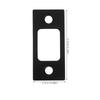Deadbolt Strike Plate Stainless Steel Door Lock Front Door Reinforcement Metal Security Plate Deadbolt Installation