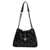 Rhombus chain bag women's new trendy autumn fashion armpit bag versatile messenger bag bag
