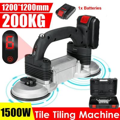 מכונת אריחים 200 ק"ג 30000 סל"ד 1500W מרעיד אריחים כוס יניקה מרעיד רצפה אוטומטי כלי יישור לרצפת קרמיקה 60-120 ס"מ