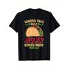 European Sizes Funny "Want To Eat Taco To Talk About Jesus" T-Shirt for Men - Christian Humor Tee with Taco & Print