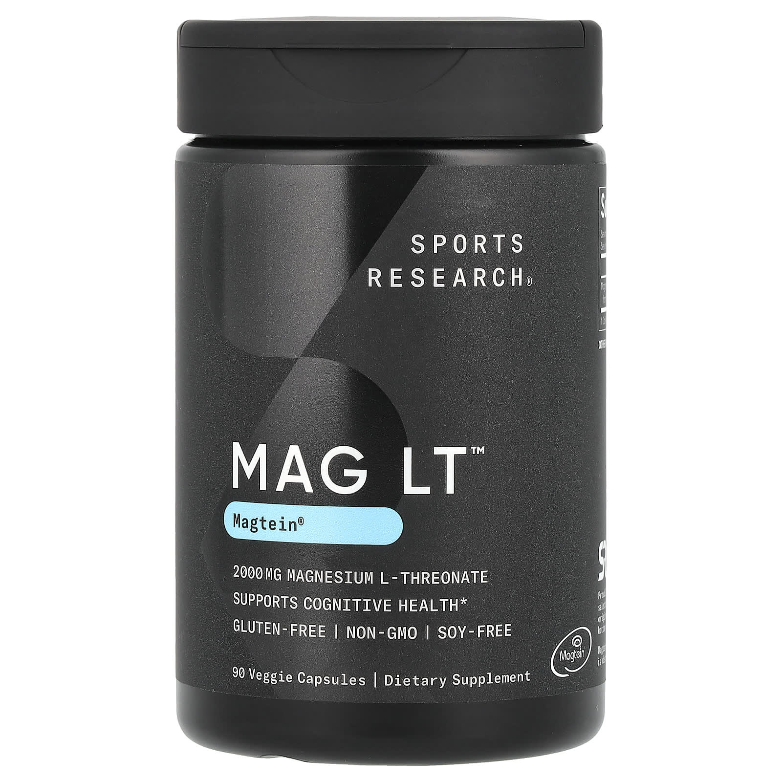 

Sports Research, MAG LT™, Magtein®, 2000 мг, 90 овочевих капсул (666 мг в капсулі)