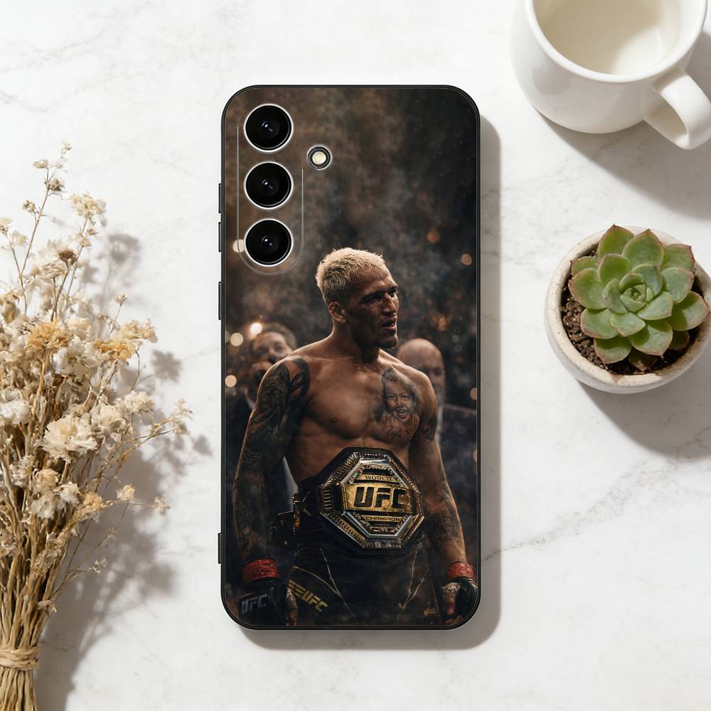 U-Ufc Charles Oliveira Handyhülle Für Samsung Galaxy A73,A72,A71,A70,A53,A52,A51,Andere Weiche Schwarze Hülle