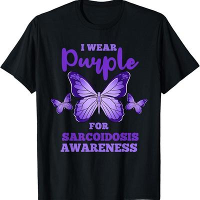 Ik Draag Paars Voor Sarcoïdose Bewustzijn T-shirt