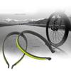1pair ABS Reflective Trouser Clips Safety Strips Outdoor Cycling High Visibility Bicycle Pants Clip Cycling Equipment