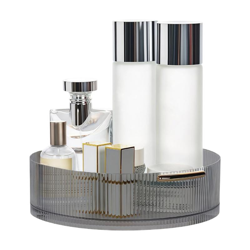 Rotating 360 Degree Cosmetics Organizers For Efficient Storage Of Makeup Perfumes And Jewelry