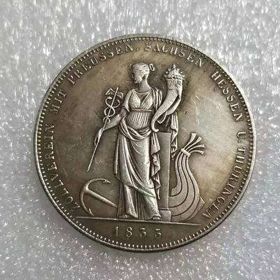 1833 německé pamětní sběratelské suvenýry stříbrné mince