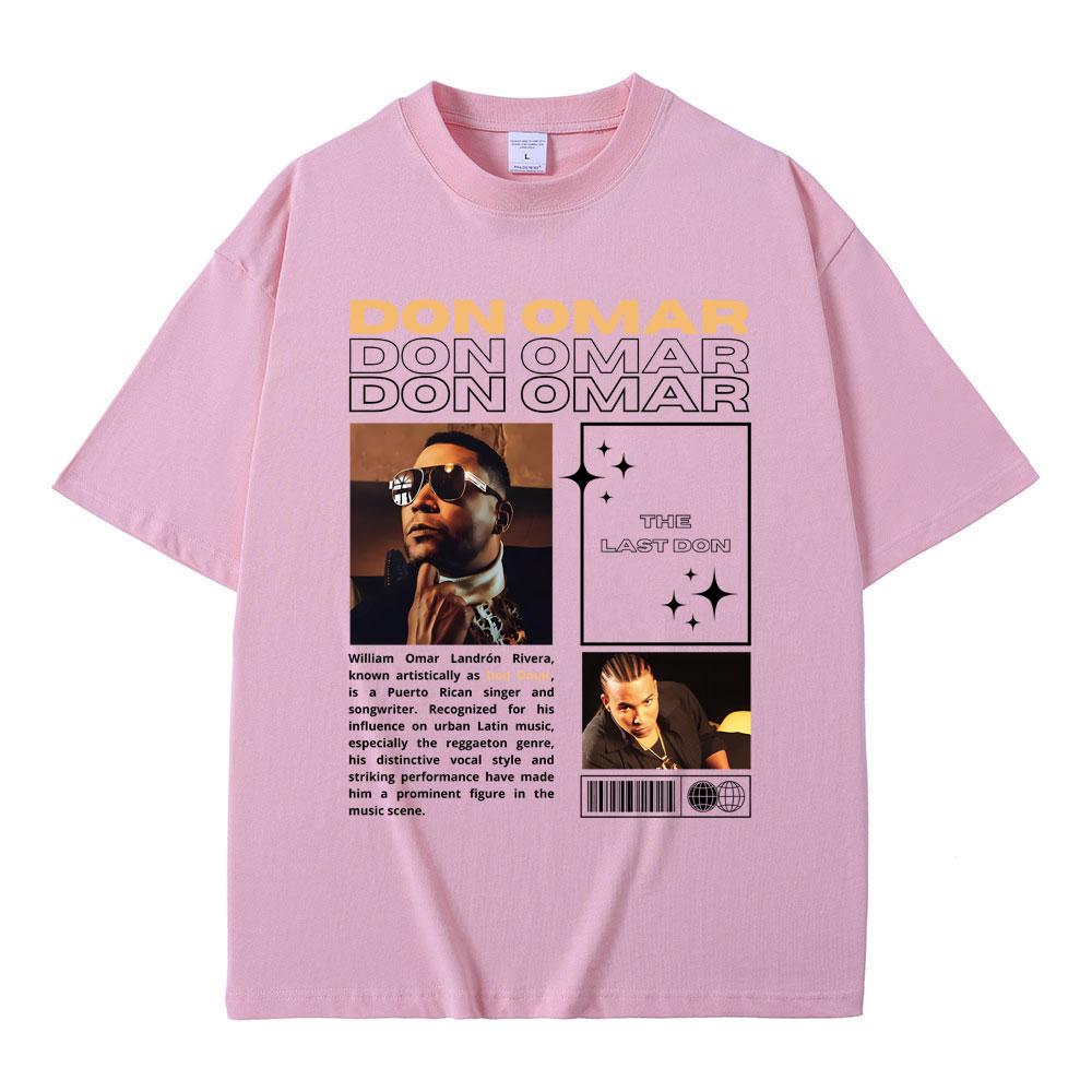 Rare Singer Don Omar The Last Don Graphic T-shirts Men Women Hip Hop Vintage Oversized Tshirt Male Fashion Casual Cotton T Shirt