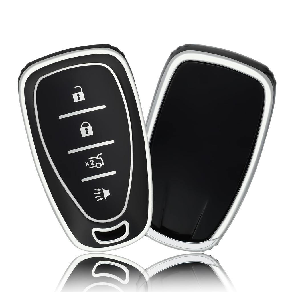 Fashion Soft TPU Car Key Case Cover Key Shell For 2017 2018 2019 2020 Chevy Camaro Malibu Equinox Cruze Blazer Trax Volt Bolt