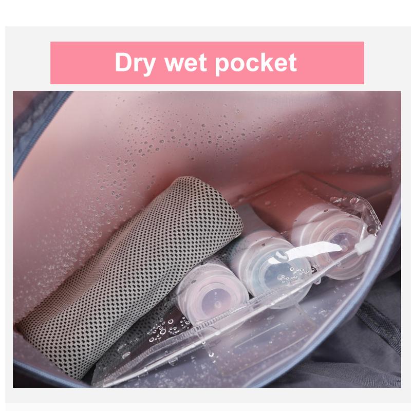 Travel Gym Bag Dry Wet Women Yoga Sports Handbags Fitness Training Shoulder Crossbody Bags Shoes Storage Pocket Luggage Handbag