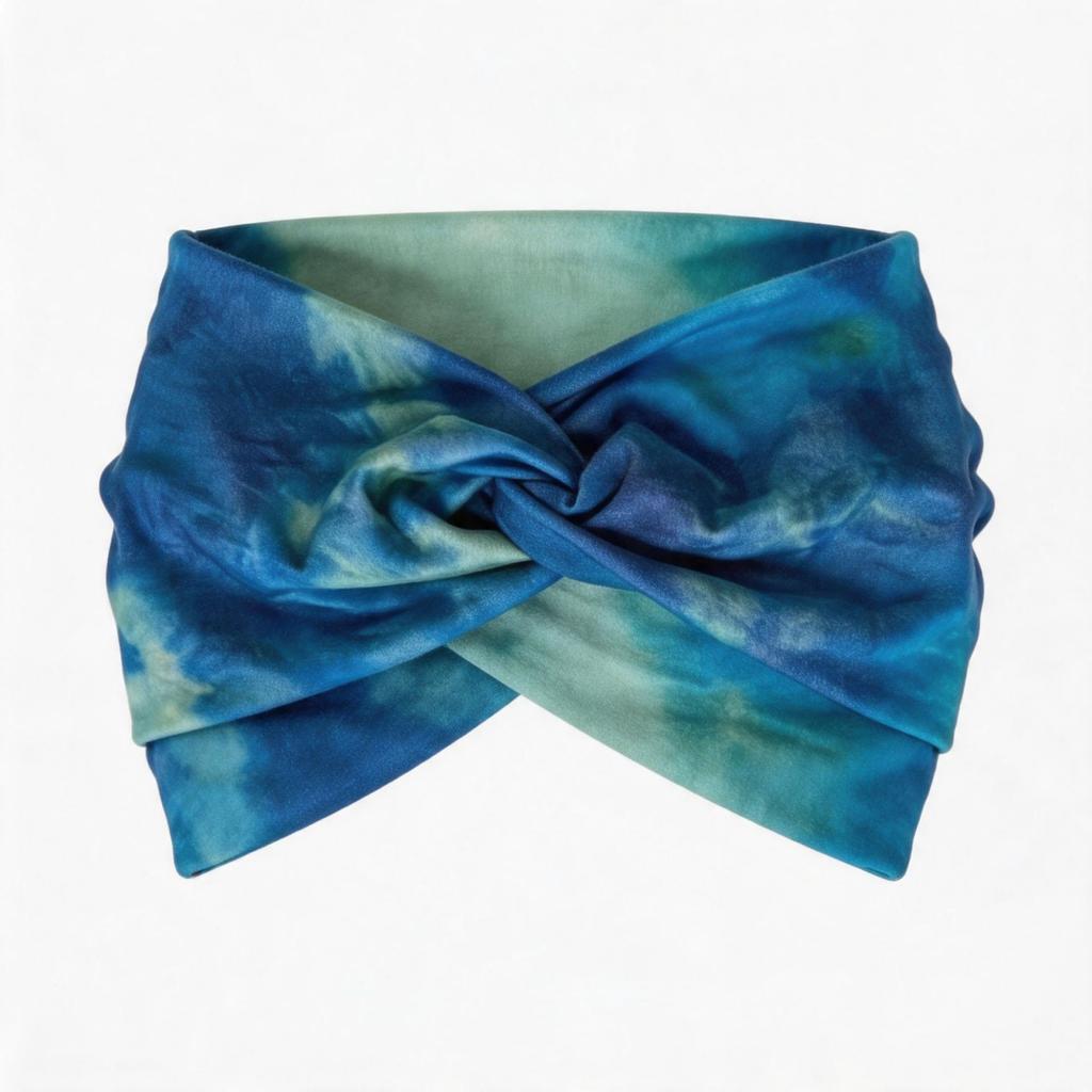 Women's Tie- Fabric Headband for Yoga, Running and Workout