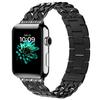 Keepwin Luxury Diamond Watch Stainless Steel Band Strap Smartwatch Band Strap for Apple IWatch Series 9 8 7 6 5 4 3 2 1 SE