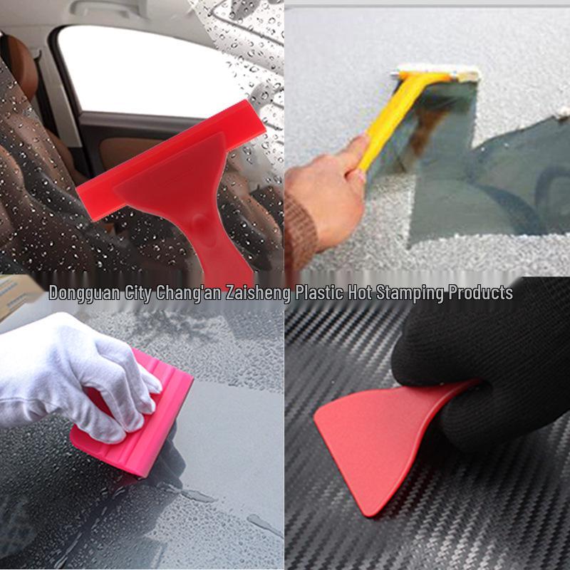 Autofolien-Werkzeugset: Kleiner Plastikschaber, Dreieckiger Folienabzieher, Unsichtbarer Auto-Wrap-Quadrat-Schaber