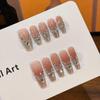 French Zircon Diamond Bangs Super Flash Handmade Wearable Nail Sequins