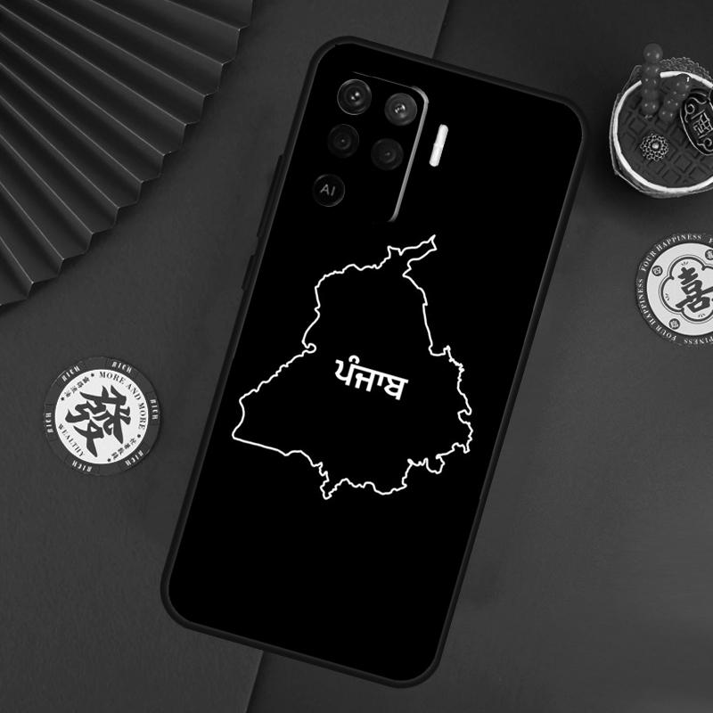 Punjab Map Case For Oppo A76 A16 A96 A17 A60 A40 A80 A98 A58 A78 A18 A38 A57 A74 A54 A94 A15 A5 A6 Pro