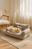 1 Set Haustier Sofa Weiches Bequemes Haustierbett Abnehmbares Waschbares Hundenest Rutschfestes Katzenschlafkissen Heimtierbedarf